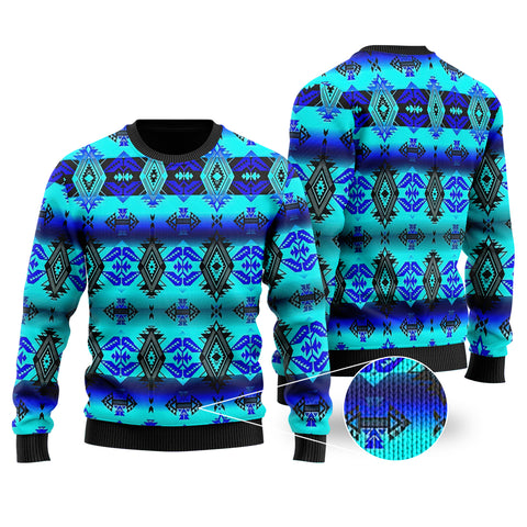 GB-NAT00625 Pattern Native Tribals Sweater