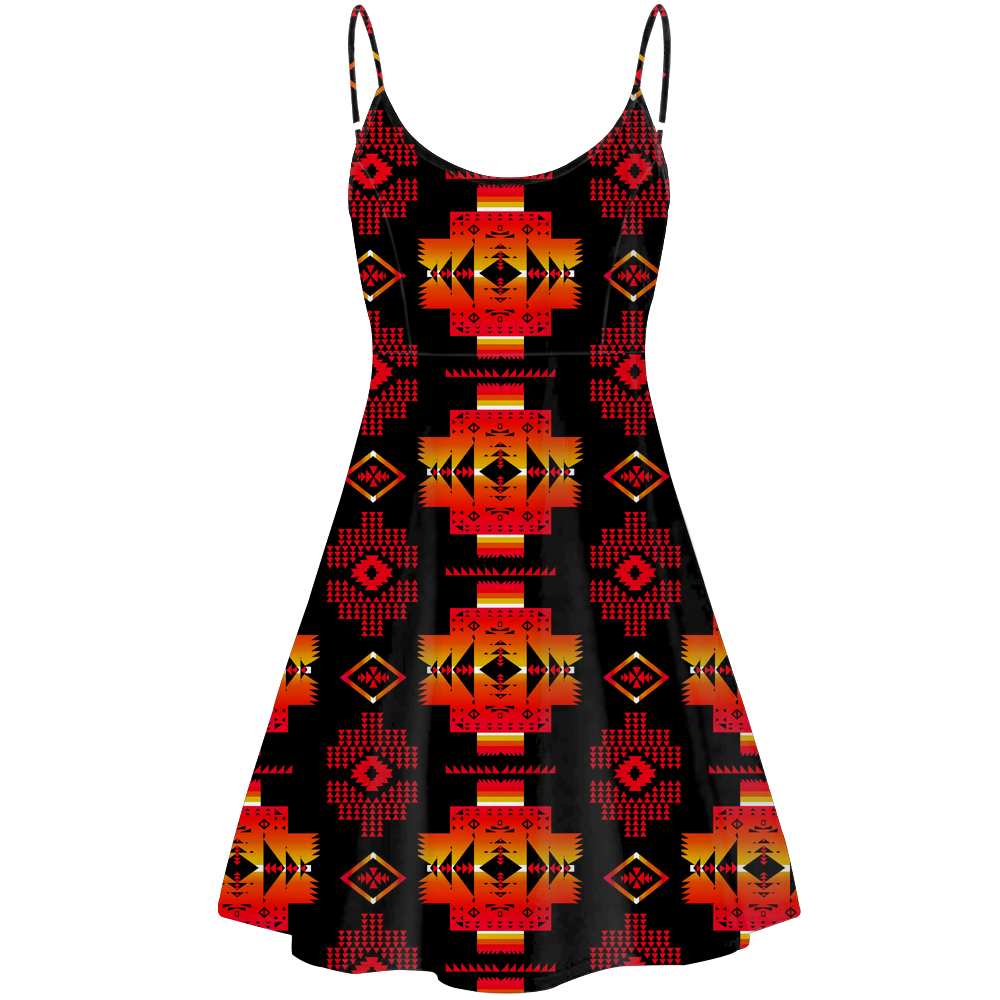 Powwow StoreGBNAT0072003 Pattern Native American Strings Dress