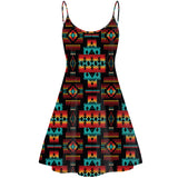 Powwow Store gb nat00046 02 black native tribes pattern native american strings dress