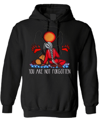 Powwow StoreYou Are Not Forgotten Native American  2D Hoodie