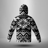 GB-NAT00441 Native Southwest Patterns 3D Hoodie With Mask
