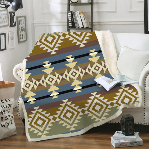 Powwow StoreBLK0010 Pattern Tribal  Native Blanket