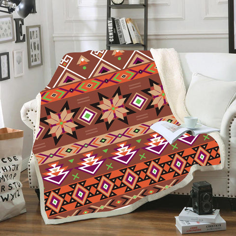 Powwow StoreBLK009 Pattern Tribal  Native Blanket