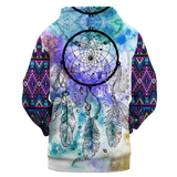 Powwow Store gb nat00377 full color dream catcher 3d hoodie