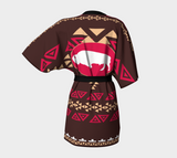 Bison Brown Native American Kimono Robe