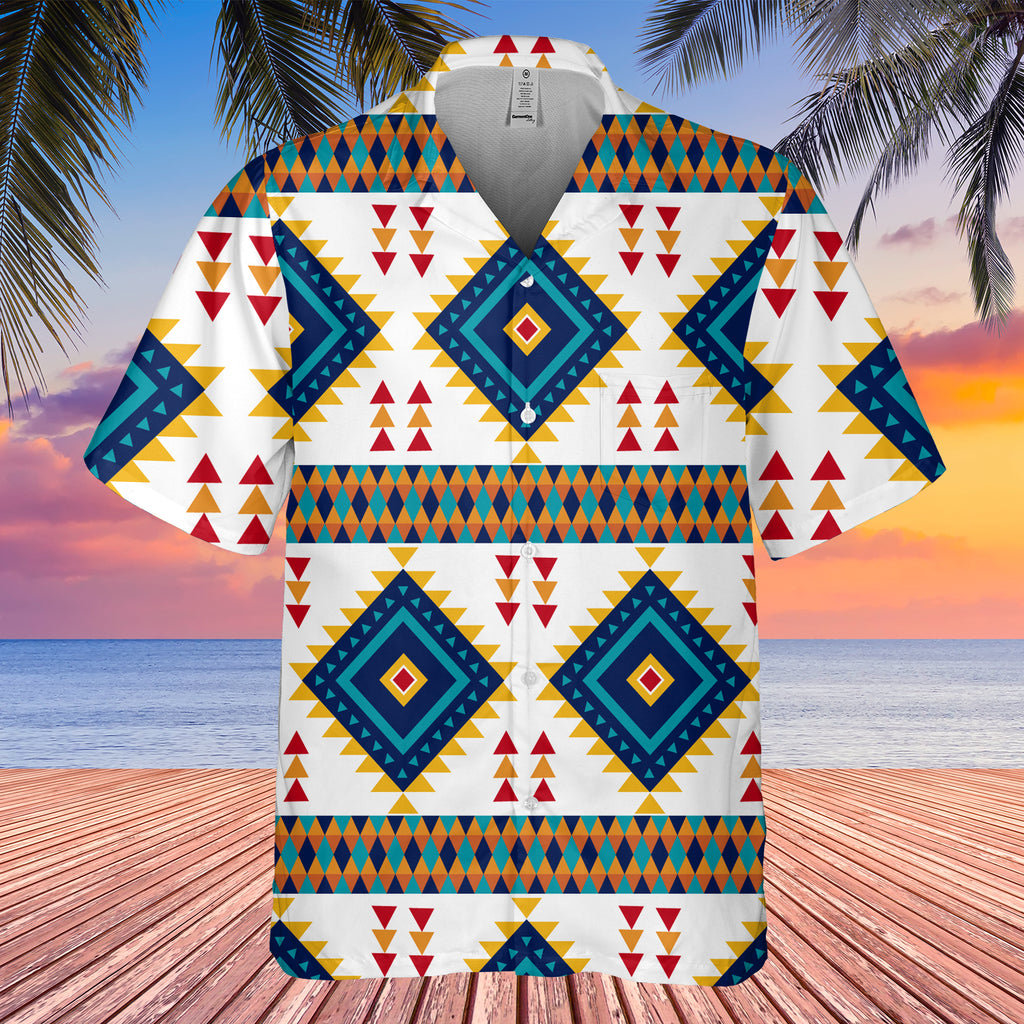 Powwow StoreGBHW00065 Pattern Native Hawaiian Shirt 3D