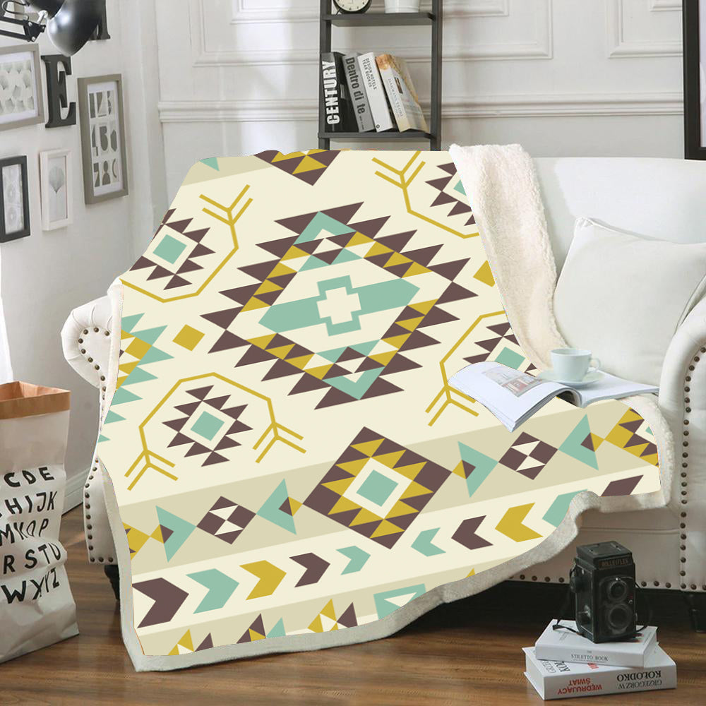 Powwow StoreBLK0028 Pattern Tribal  Native Blanket