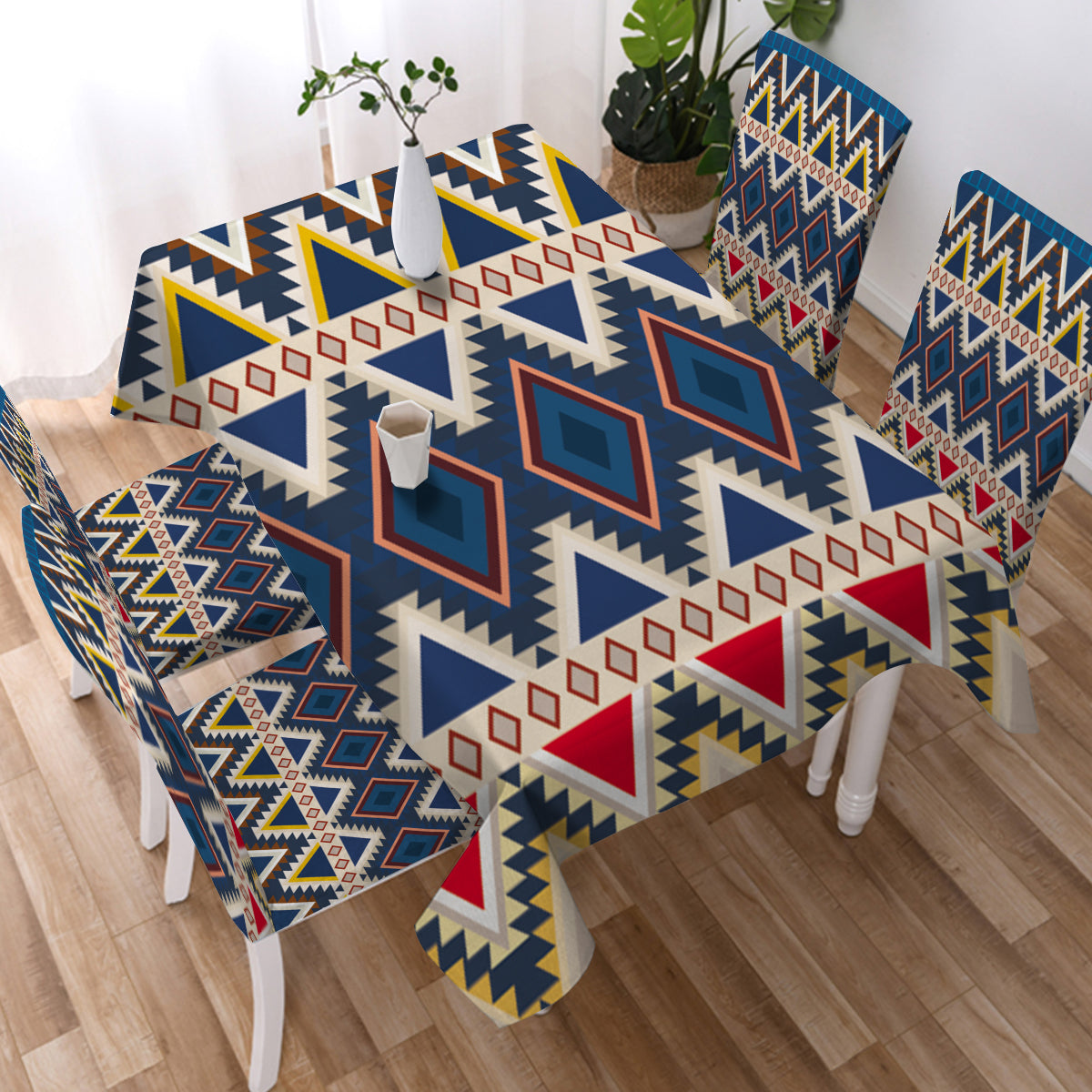 Powwow StoreTBC0021 Pattern Tribal Native Tablecloth