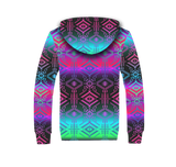 SFH0023 Purple Light Pattern Native 3D Fleece Hoodie