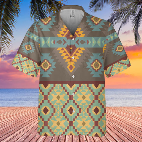 GB-HW00064 Pattern Native Hawaiian Shirt 3D