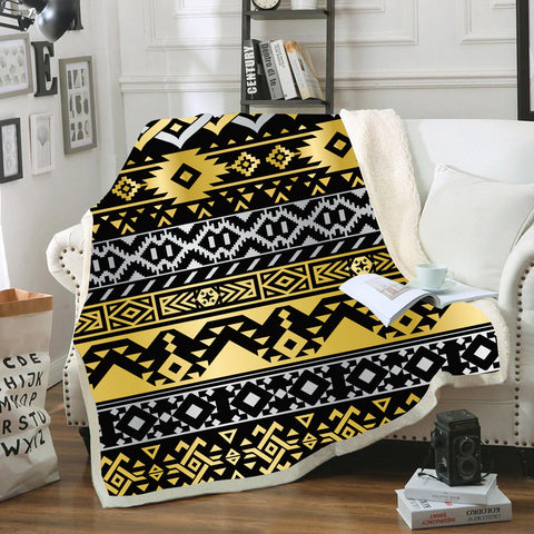 Powwow StoreBLK0027 Pattern Tribal  Native Blanket