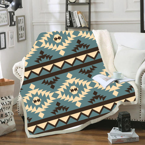 Powwow StoreBLK0026 Pattern Tribal  Native Blanket