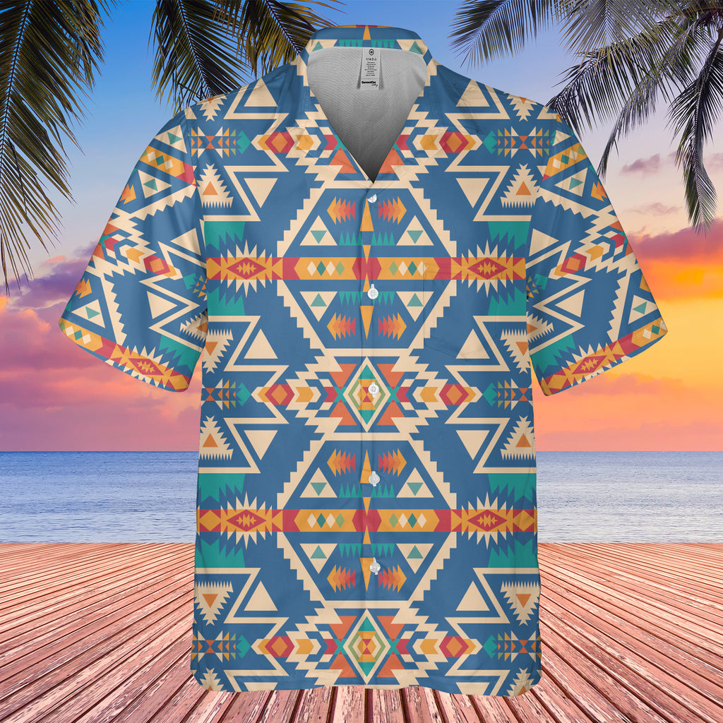 Powwow StoreGBHW00063 Pattern Native Hawaiian Shirt 3D