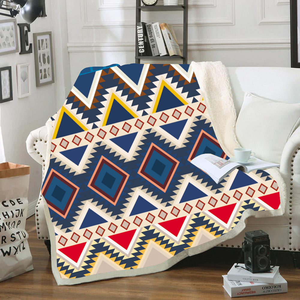 Powwow StoreBLK0024 Pattern Tribal  Native Blanket