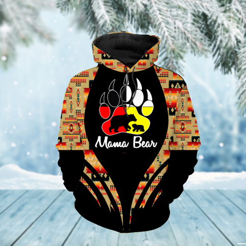 Powwow StoreHD000289 Pattern Native Pride 3D Hoodie