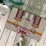 Powwow Store gb nat00069 04 pink pattern breastplate native doormat