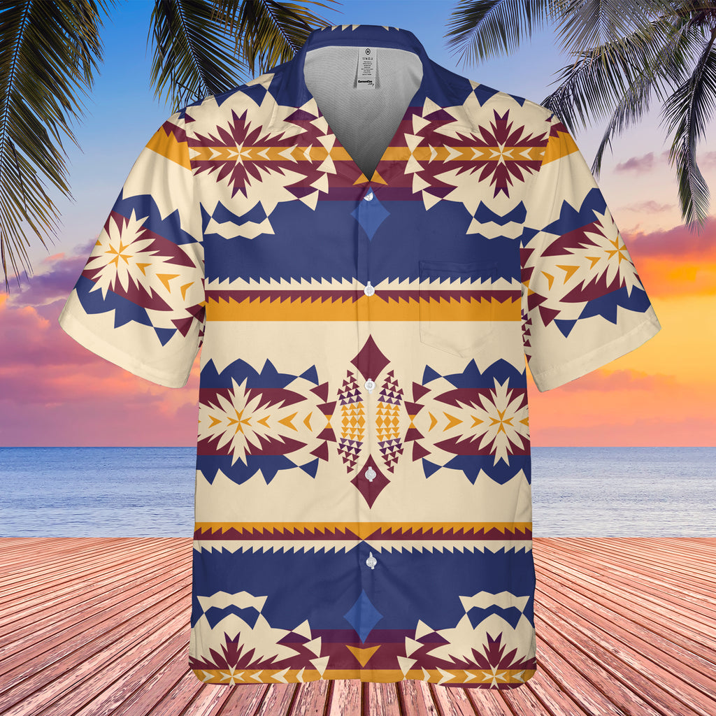 Powwow StoreGBHW00061 Pattern Native Hawaiian Shirt 3D