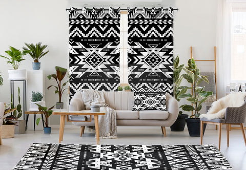 GB-NAT00441 Black Pattern Native Combo Living Room
