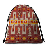 GB-NAT00062-11 Tan Tribe Design Beach Blanket & Bag Set