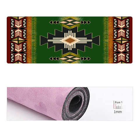 Powwow Store gb nat0001 01 southwest green symbol native american yoga mat