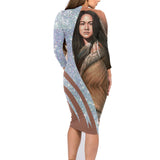 GB-NAT00452 Native Girl Body Dress
