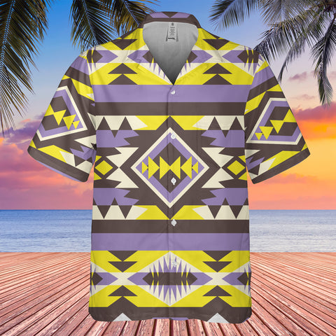 GB-HW00059 Pattern Native Hawaiian Shirt 3D