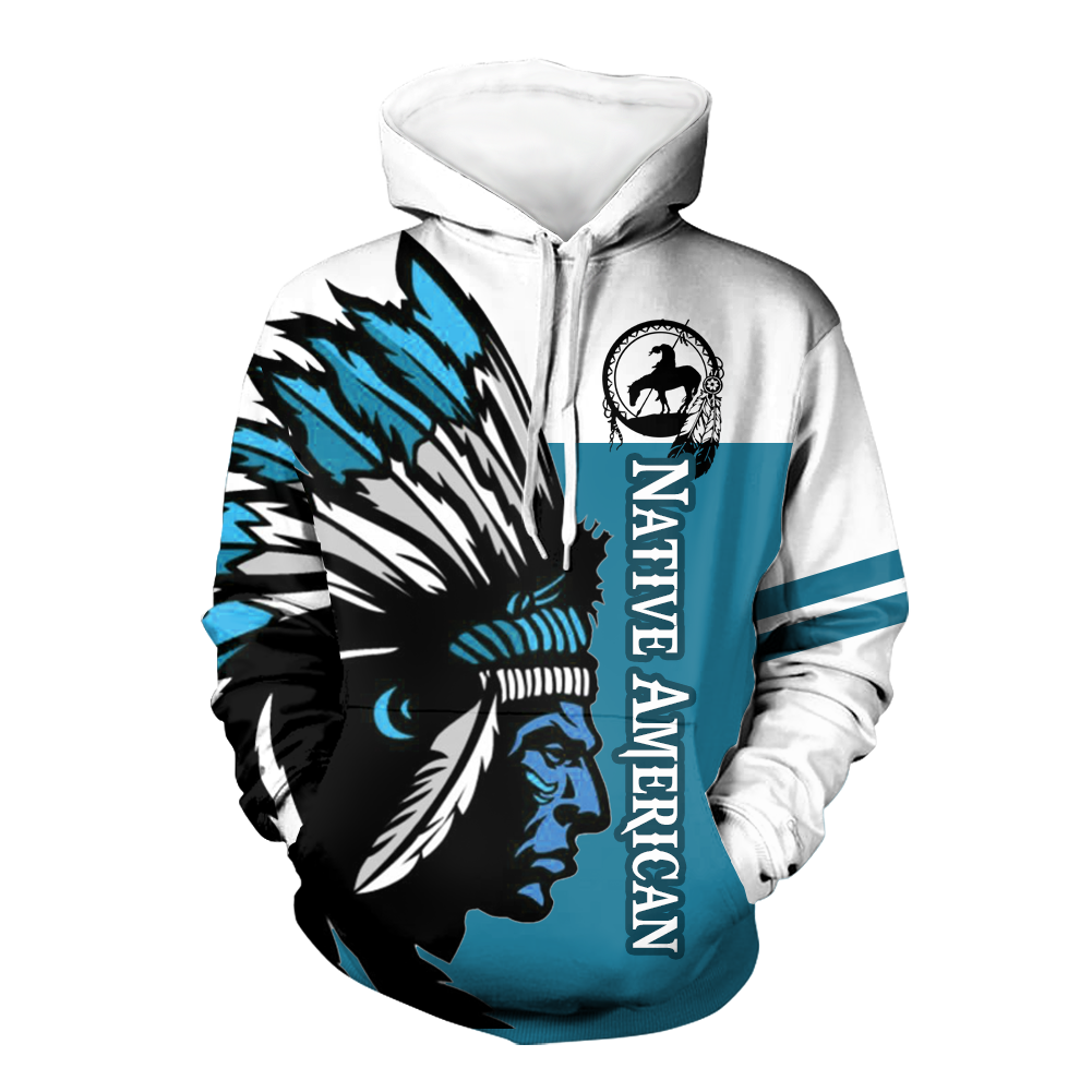 Powwow StoreHD000234  Native Chief Pride 3D Hoodie