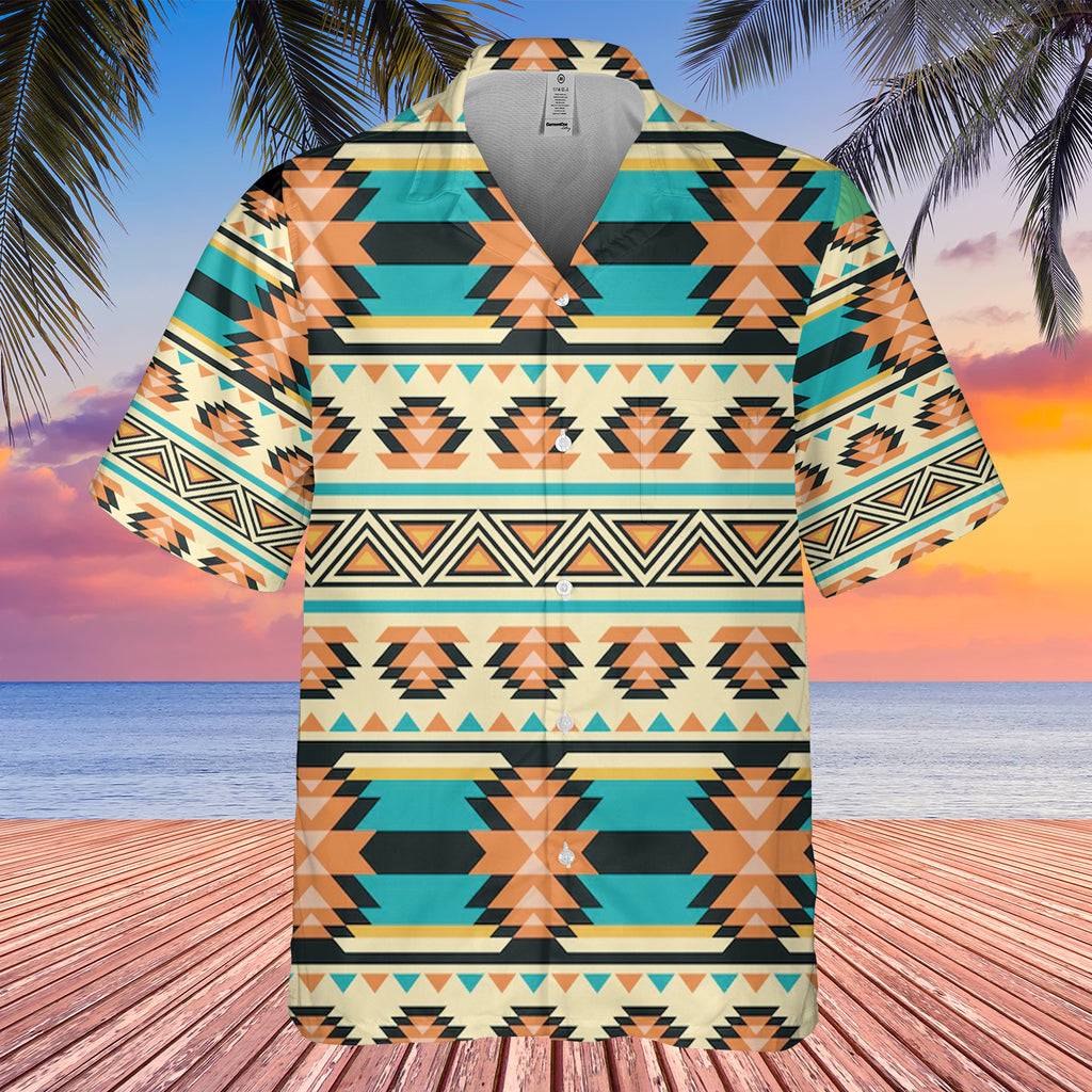 Powwow StoreGBHW00058 Pattern Native Hawaiian Shirt 3D