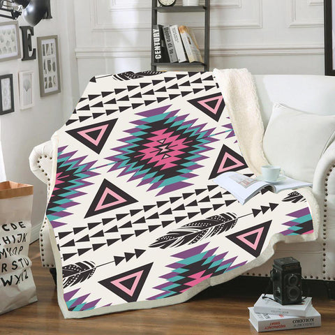 Powwow StoreBLK0021  Pattern Tribal  Native Blanket