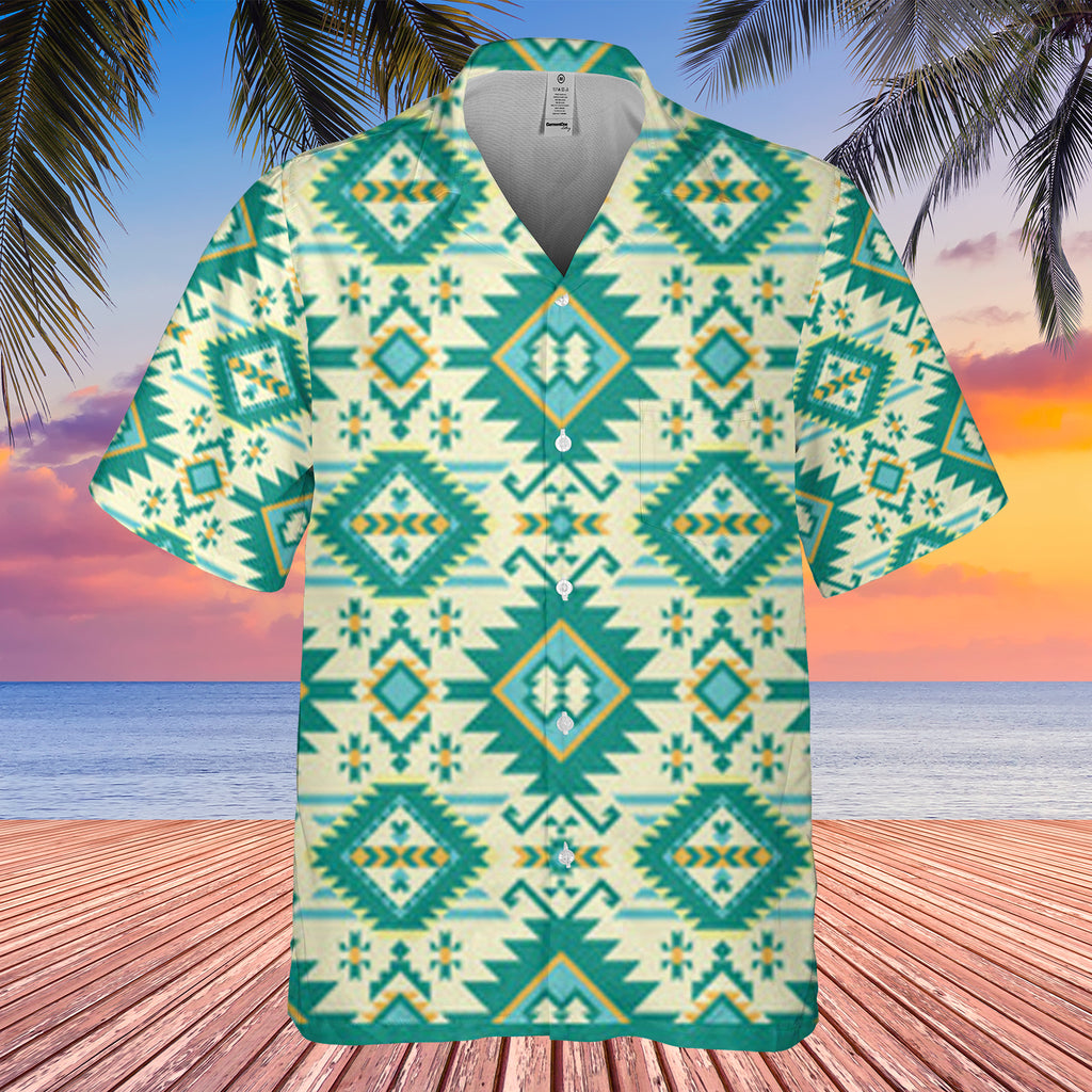 Powwow StoreGBHW00057 Pattern Native Hawaiian Shirt 3D