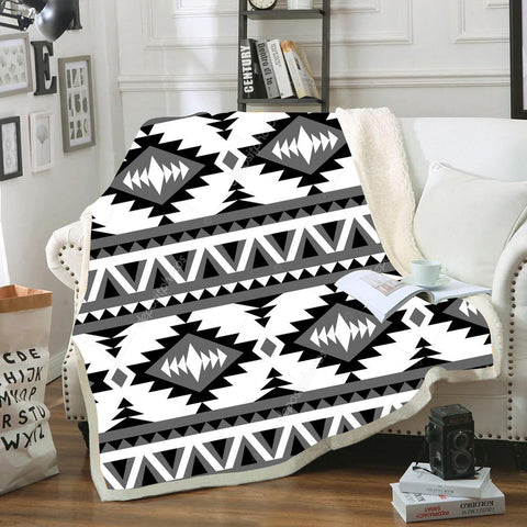 Powwow StoreBLK0020  Pattern Tribal  Native Blanket