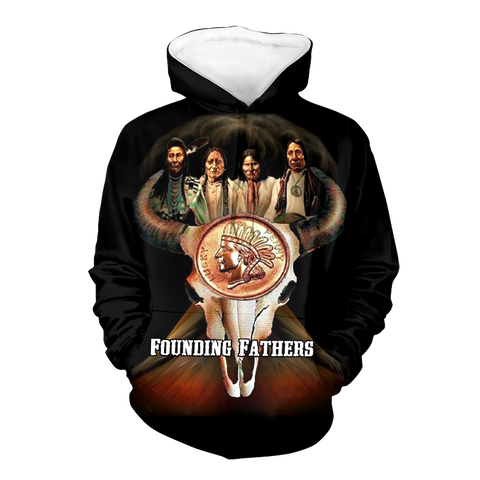 Powwow StoreHD000242 Girl Native Pride 3D Hoodie