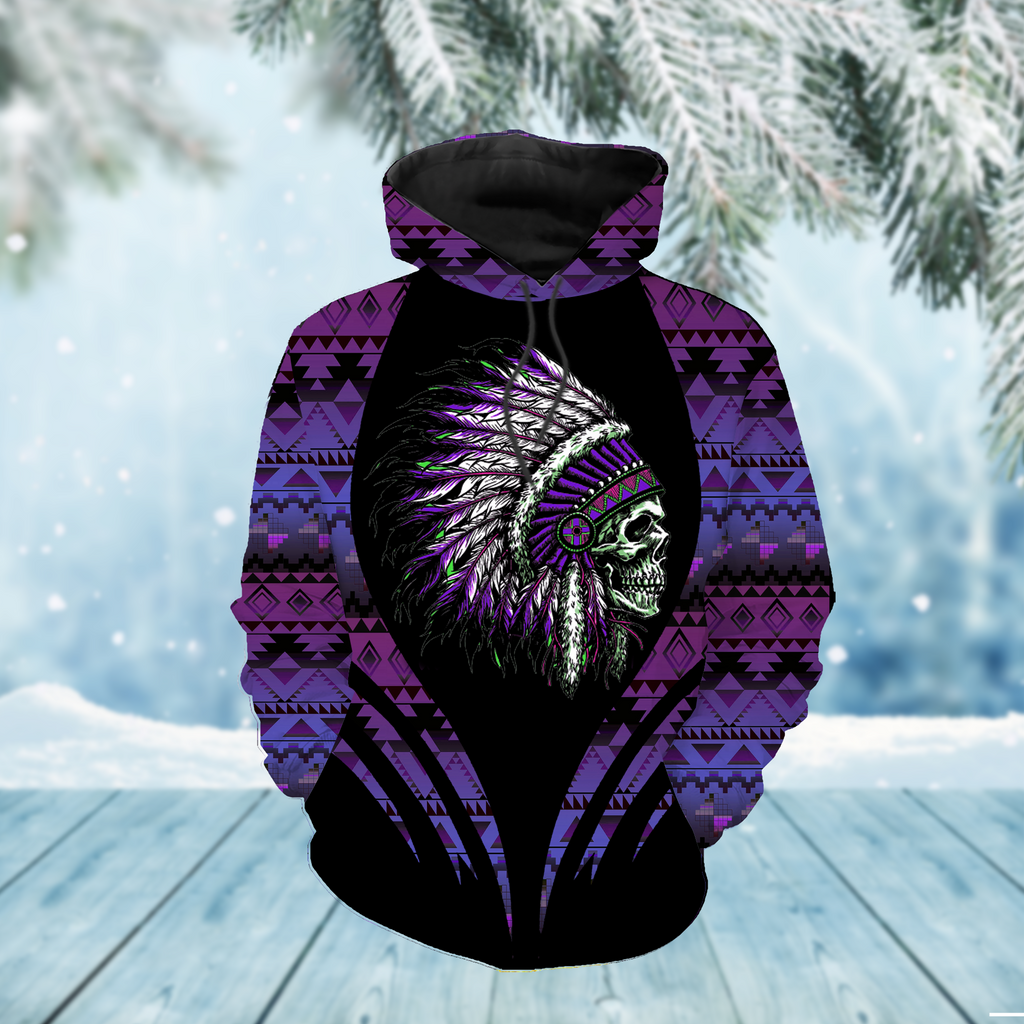 Powwow StoreHD000223 Native American Pride  3D Hoodie