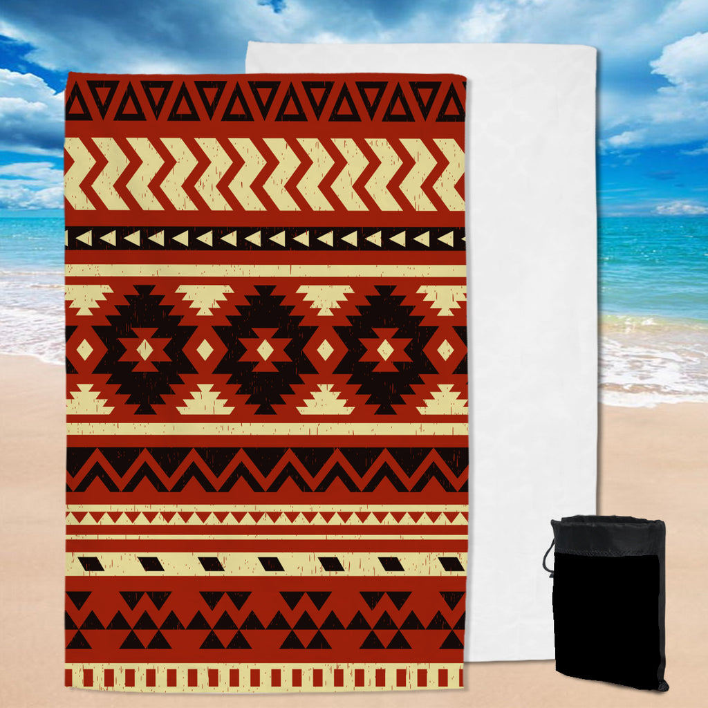 Powwow Store gb nat00521 seamless ethnic pattern design pool beach towel