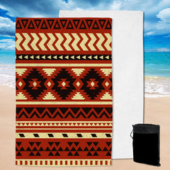 Powwow Store gb nat00521 seamless ethnic pattern design pool beach towel