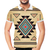 GB-NAT00076 Southwest Symbol Native American Polo T-Shirt 3D