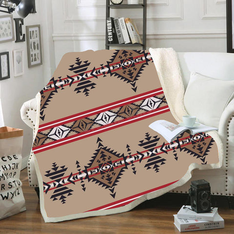 Powwow StoreBLK0038 Pattern Tribal Native Blanket