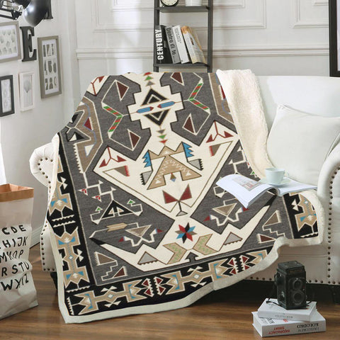 Powwow StoreBLK0039 Pattern Tribal Native Blanket