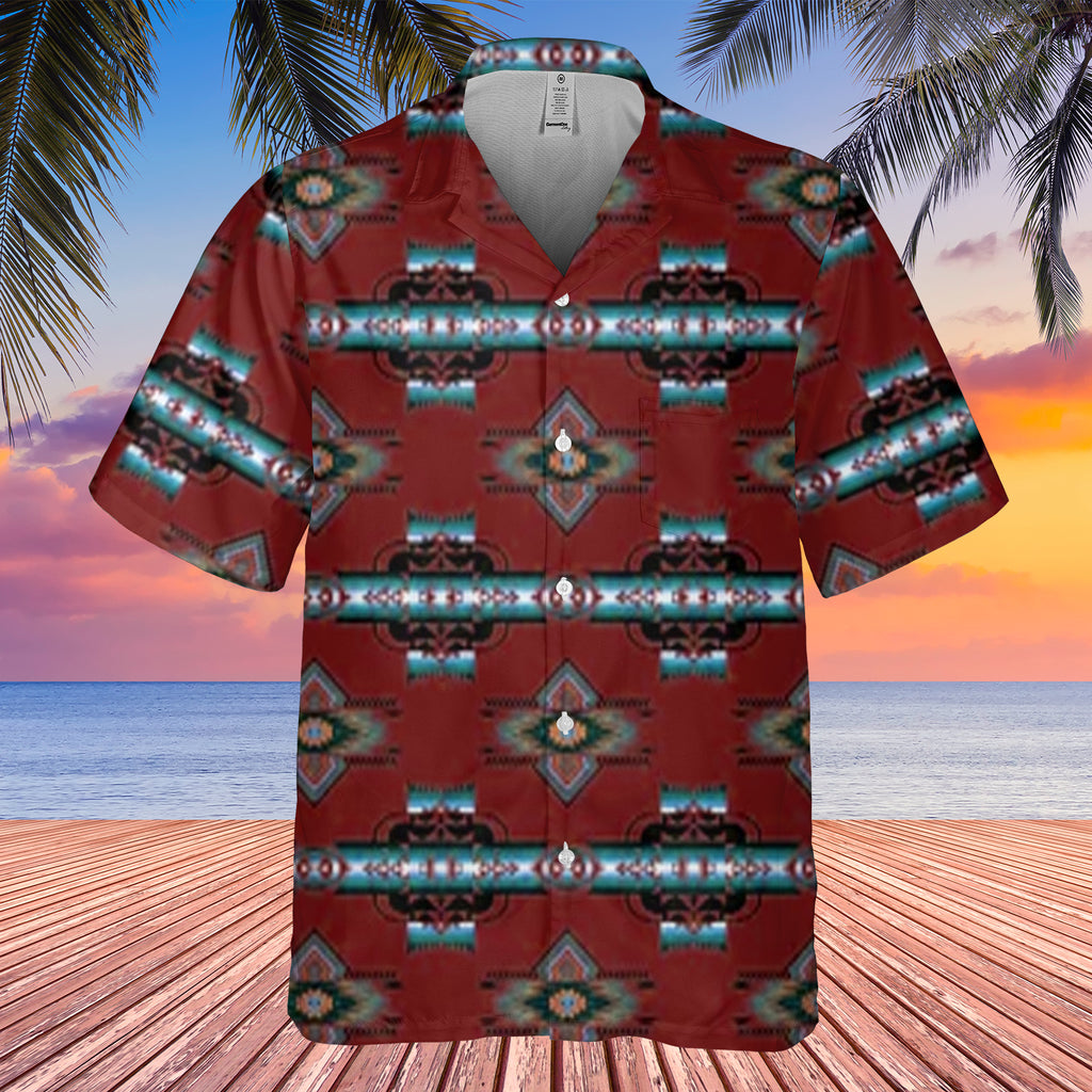 Powwow StoreGBHW000102 Pattern Native Hawaiian Shirt 3D