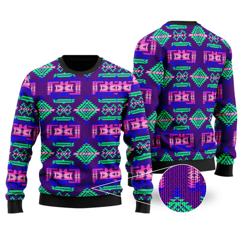 GB-NAT00628 Pattern Native Tribals Sweater
