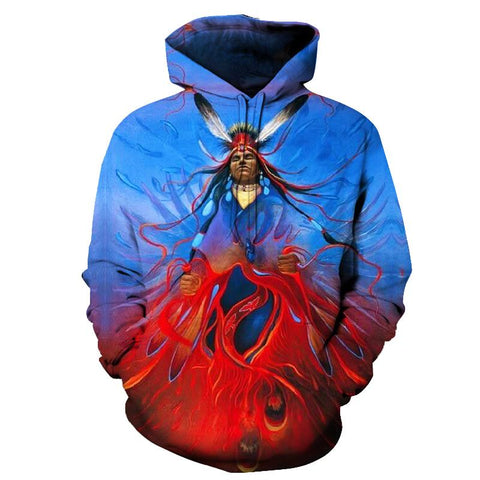 Pow Wow Native American All Over Hoodie no link