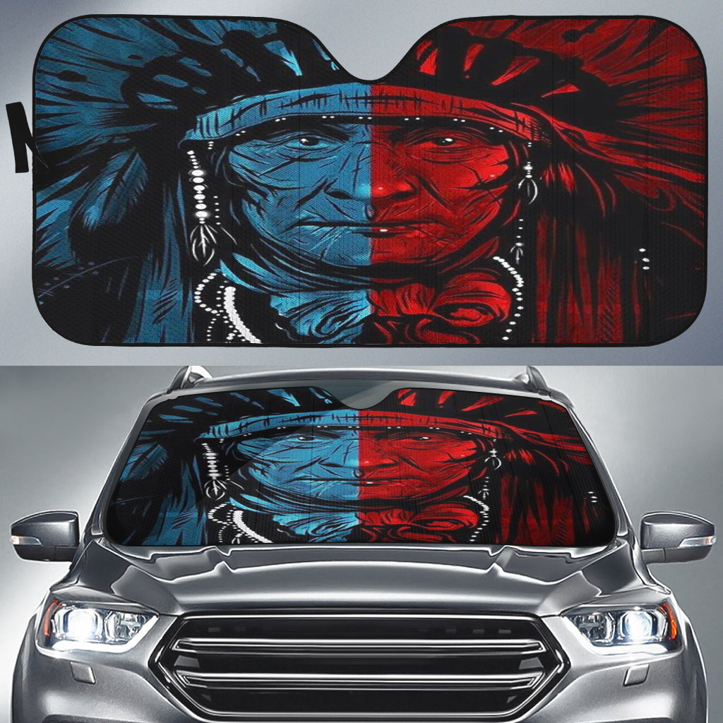 Powwow Store gb nat00299 color chief native american auto sun shades