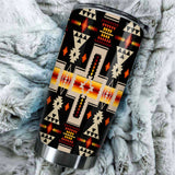 Powwow Store gb nat00062 01 black tribe design 20oz tumbler