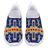 GB-NAT00062-04 Navy Tribe Design Mesh Shoes