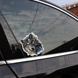 Powwow Store mechanical wolf head decal car sticker native american design new