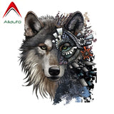 Powwow Store mechanical wolf head decal car sticker native american design new