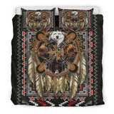 Bears Totem Native American Bedding Sets - Powwow Store