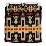 GB-NAT00062-BEDD01 Black Tribe Design Native American Bedding Set
