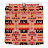 Powwow Store gb nat00046 16 tan tribe pattern native american bedding set