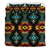 Powwow Store gb nat00321 native american patterns black red bedding set